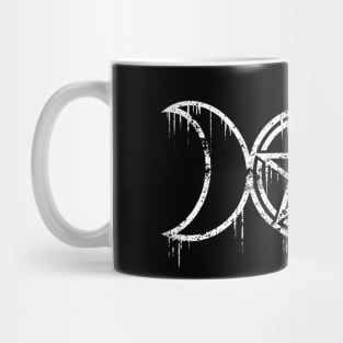 Triple Moon - Triple Goddess - Metal Style Mug